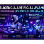 Inteligência Artificial avança Gemini cria músicas e Meta aposta em rede social de robôs