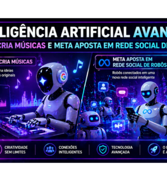 Inteligência Artificial avança Gemini cria músicas e Meta aposta em rede social de robôs