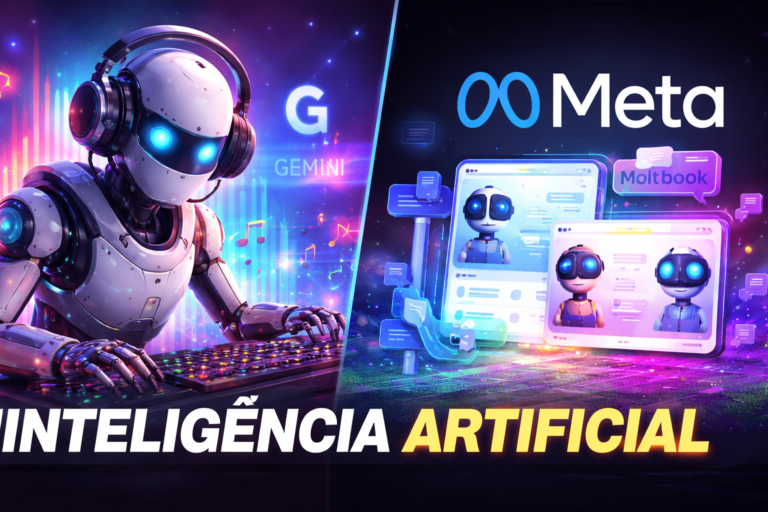 Inteligência artificial: Google Gemini cria músicas e Meta investe em rede social de IA