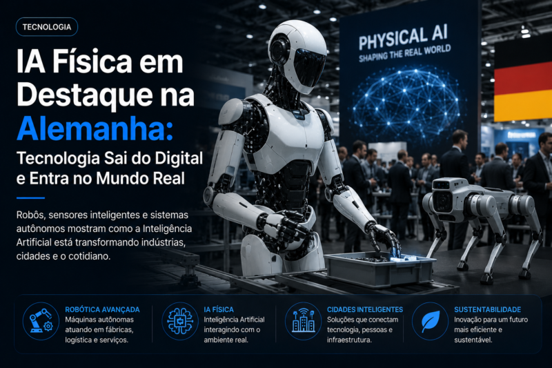 IA Física em Destaque na Alemanha: Tecnologia Sai do Digital e Entra no Mundo Real